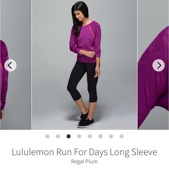 lululemon athletica Tops - NWOT!! Lululemon Run For Days Long Sleeve